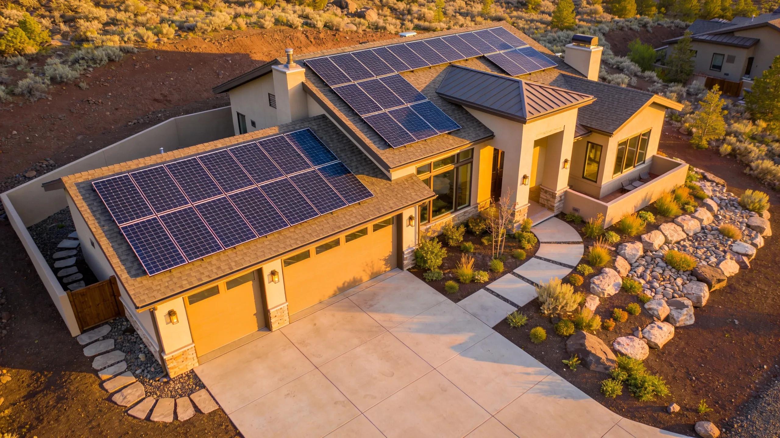 Luxury custom home with energy-efficient design elements in Central Oregon