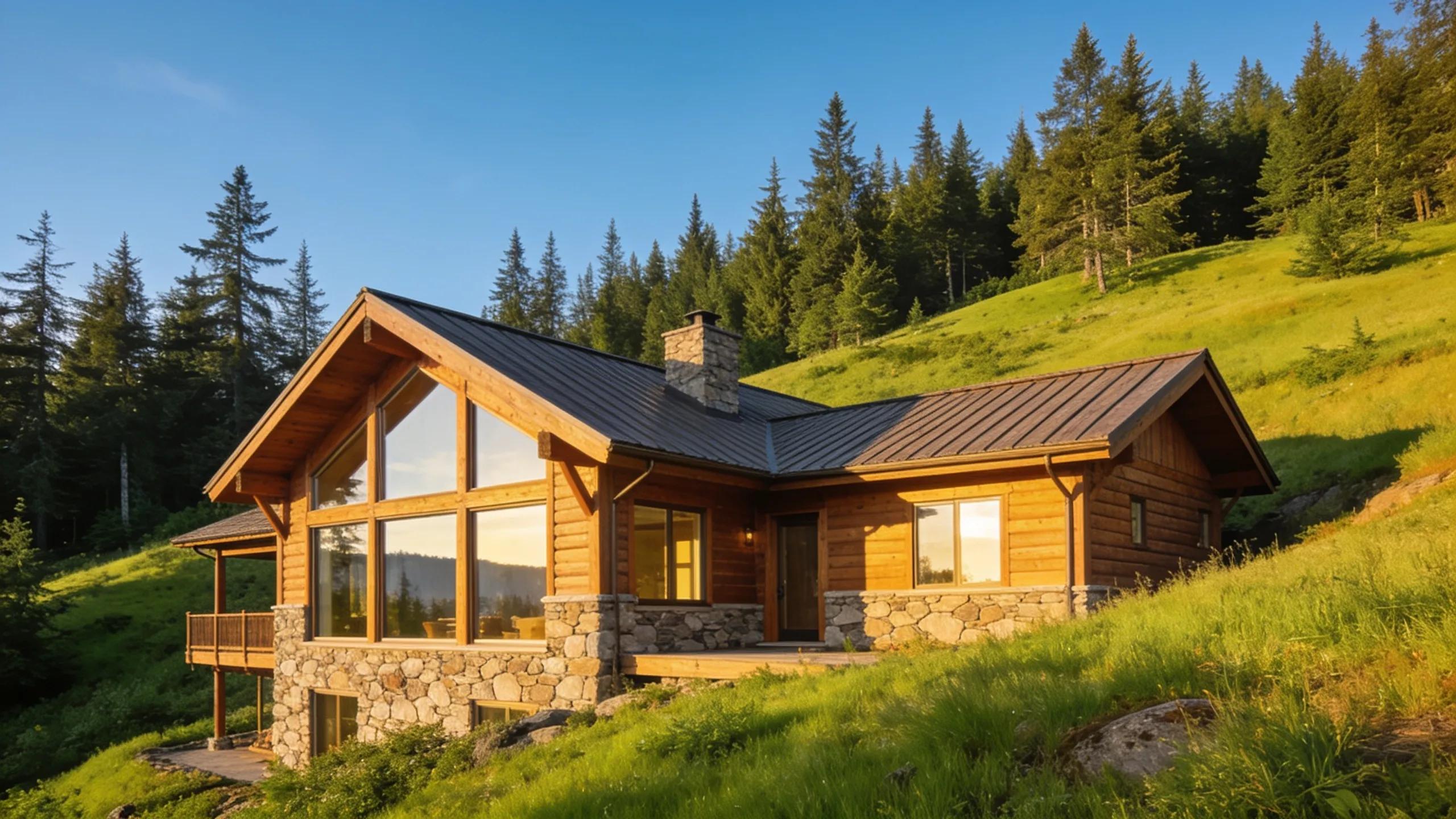 94efc96b-9dfb-4342-a818-e5419bb7b5d3.webp Custom home amidst lush Pacific Northwest landscape showcasing site-specific construction